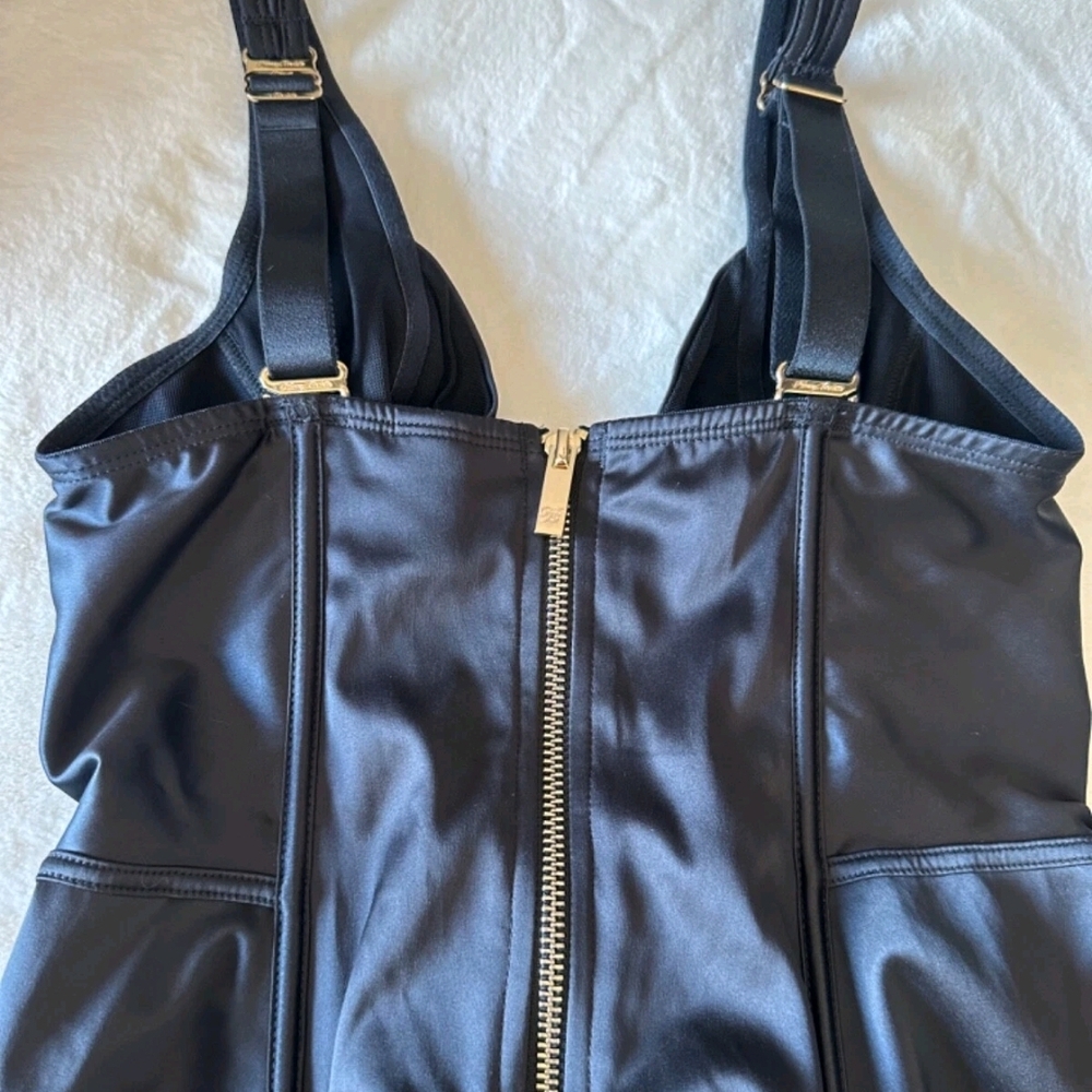Honey Birdette Jolene Bustier Black and Gold Size L - Picture 3 of 7